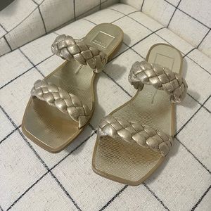 Dolce Vita Indy Metallic Sandal, Size 8
